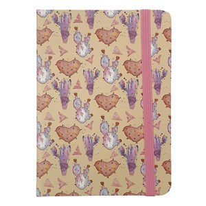 Imagen de Libreta 80 hojas tapa con elástico, varios diseños