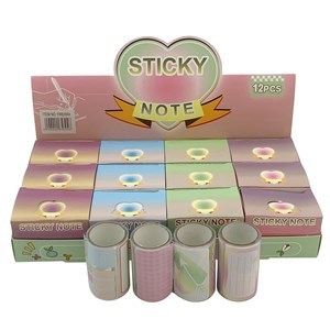 Imagen de Etiqueta autoadhesiva con diseño x50 en rollo, CAJA x12 rollos, para regalos o mensajes