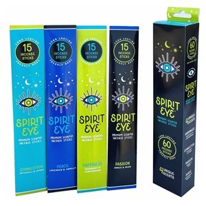 Imagen de Incienso palitos 15x4 SPIRIT EYE, 4 fragancias