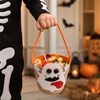 Imagen de Bolsa para golosinas, de franela con asa, varios diseños para halloween, PACKx12