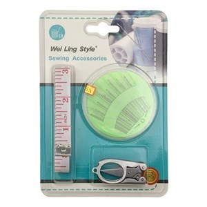 Imagen de Agujas para coser, con accesorios de costura, en blister, PACKx12
