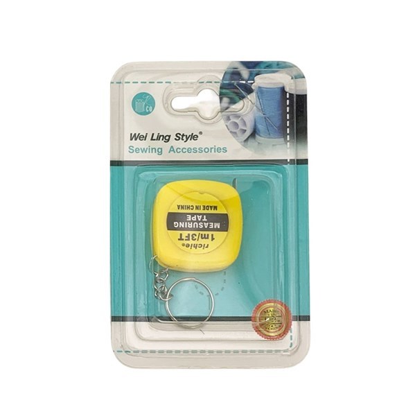 Imagen de Cinta métrica retráctil para cartera 100cm, PACK x12, en blister