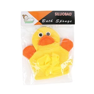 Imagen de Esponja para baño guante, en bolsa, varios diseños infantiles