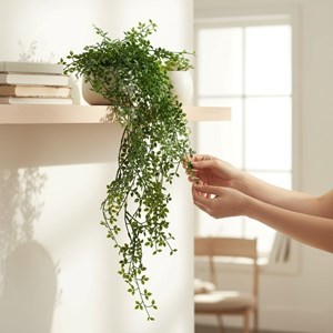 Imagen de Planta de hojas verdes colgantes