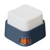 Imagen de Lámpara led cuadrada, mini, diseño tecla, recarga USB,(no trae cable) en caja