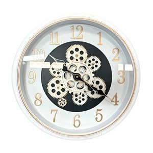 Imagen de Reloj de pared, 45cm, con movimiento, 3AA, 2 colores, en caja