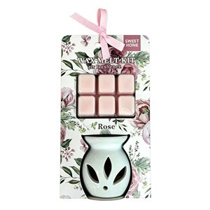 Imagen de Hornito aromatizador de cerámica, con cera aromatizadora, en caja, varias fragancias