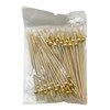 Imagen de Descartable, pincho para copetín de bambú y plástico, bolsa x50