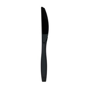 Imagen de Cuchillo descartable de plástico, x50, negro, en bolsa