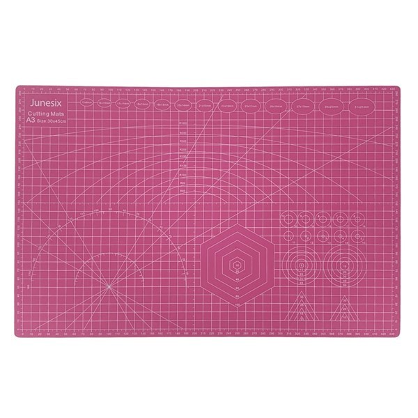 Imagen de Base de corte A3, con cuadrículas de medición en bolsa, varios colores