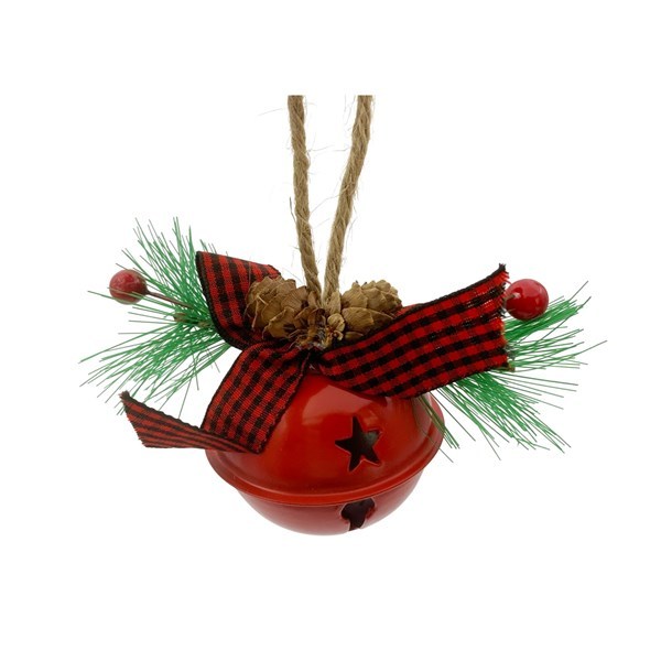 Imagen de Adorno  navideño de metal, cascabel