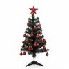 Imagen de Árbol, Set navideño, árbol 90cm, 24 bolas navideñas y puntero, en caja de mica