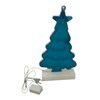 Imagen de Arbol navideño de acrílico, lámpara 3D con luz led, efecto espejo infinito, 220v