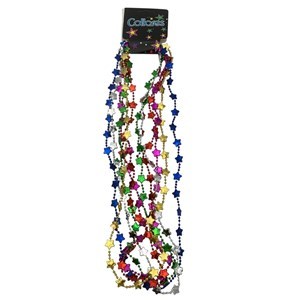 Imagen de Collar de plástico para cotillón x6, varios colores