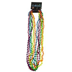 Imagen de Collar de plástico para cotillón x6, varios colores