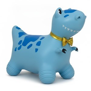 Imagen de Inflable saltarín dinosaurio con asas y música 1300g, varios colores