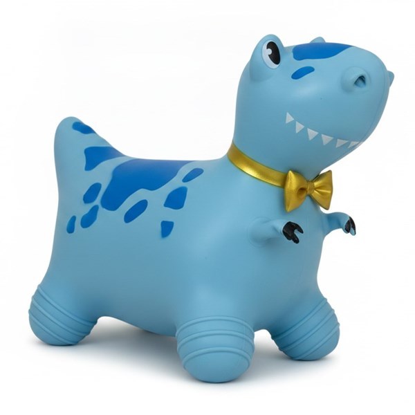 Imagen de Inflable saltarín dinosaurio con asas y música 1300g, varios colores