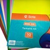 Imagen de Hojas A4, goma EVA x10 colores, SOTE