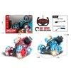 Imagen de Auto a control remoto 360º con luz, recarga USB + 2AA, en caja, 2 colores